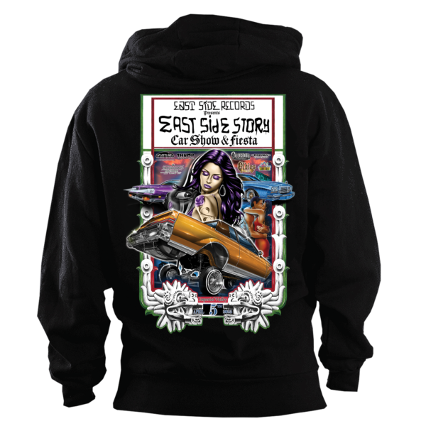 East Side Story Car Show - Car Show Black Hoodie (Imperial Valley)
