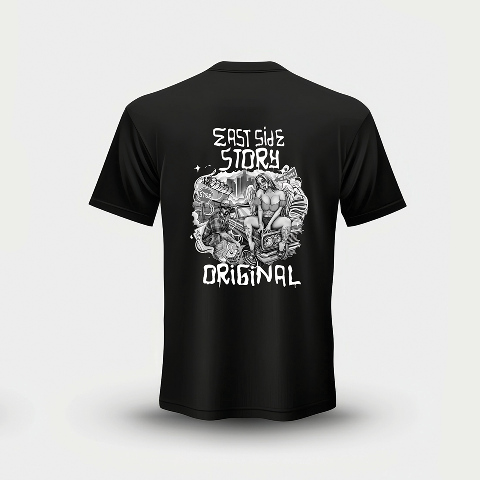 East Side Story Car Show - LA Angel T-Shirt