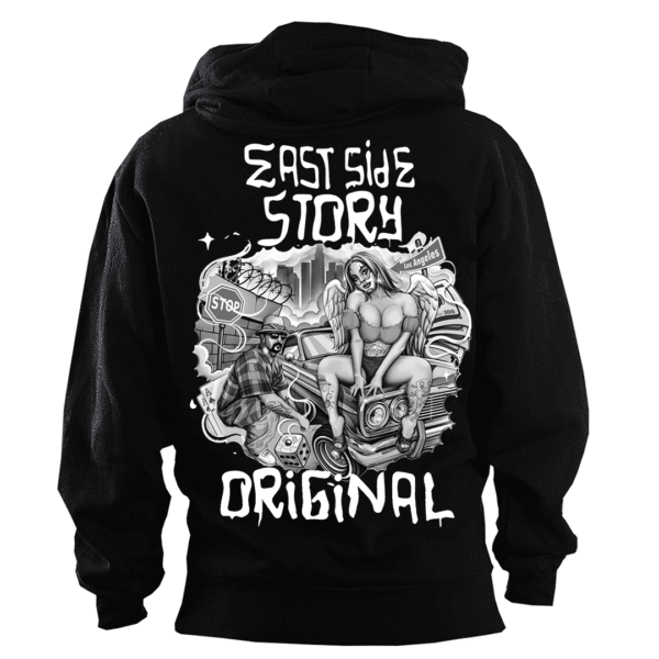 East Side Story Car Show - LA Angel Hoodie